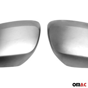 Toyota Land Cruiser Mirror Cover - Omac - Brushed Silver